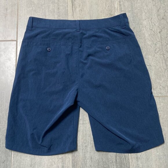 Old Navy Tech Hybrid Chino Shorts 9" Inseam 30 Performance Stretch Navy Size 30 - Picture 3 of 8